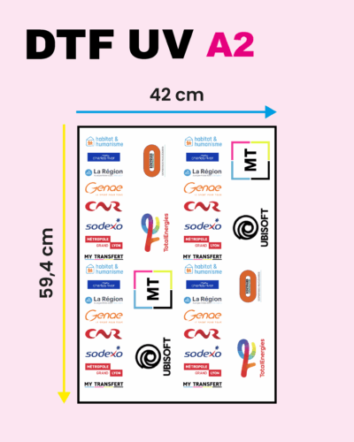 Impression DTF UV A2