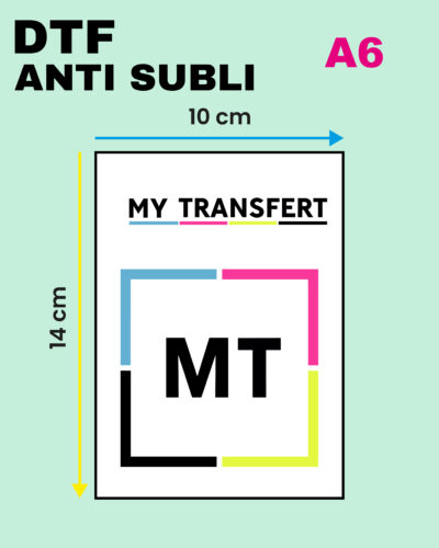 Impression DTF Anti Subli A6